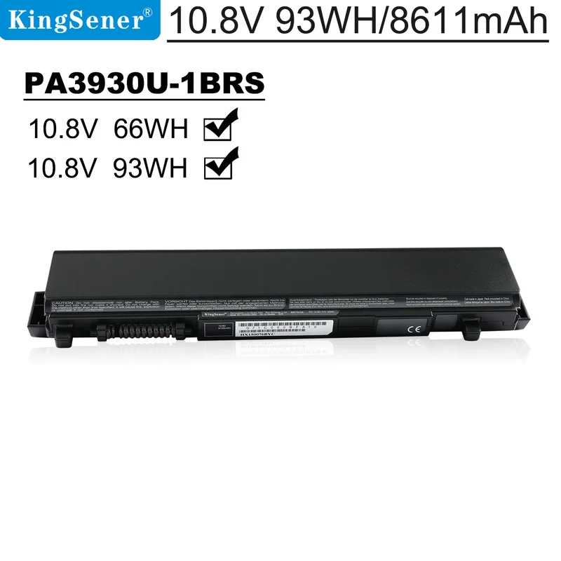 PA5043U-1BRS Laptop Battery for Toshiba Dynabook R730 / Portege R700 Series, 10.8V 66Wh