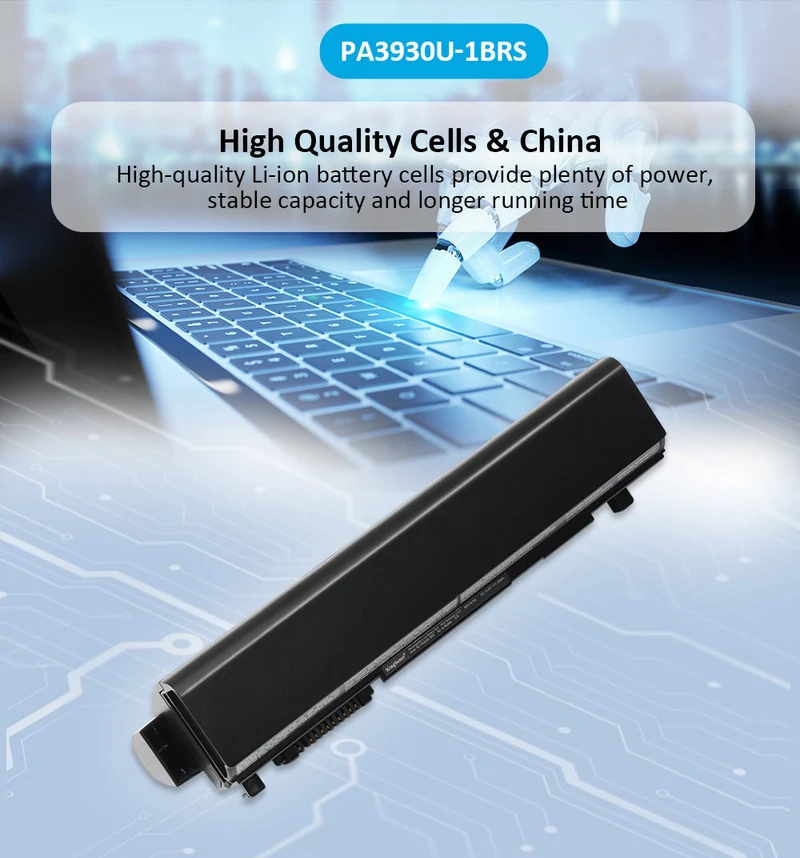 PA5043U-1BRS Laptop Battery for Toshiba Dynabook R730 / Portege R700 Series, 10.8V 66Wh