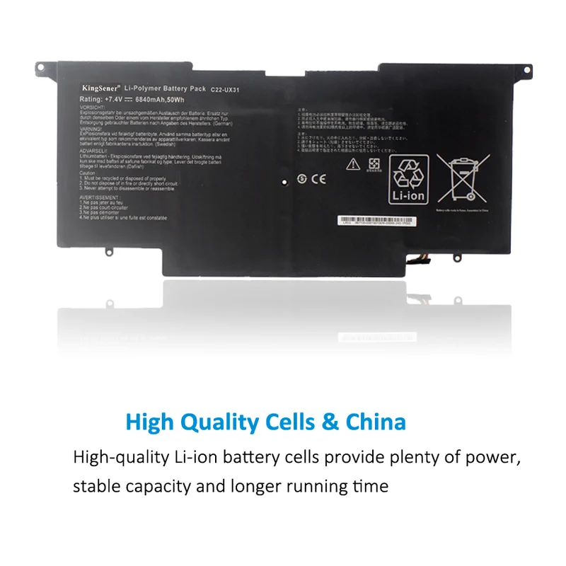 C22-UX31 Laptop Battery for ASUS Zenbook UX31 UX31A UX31E