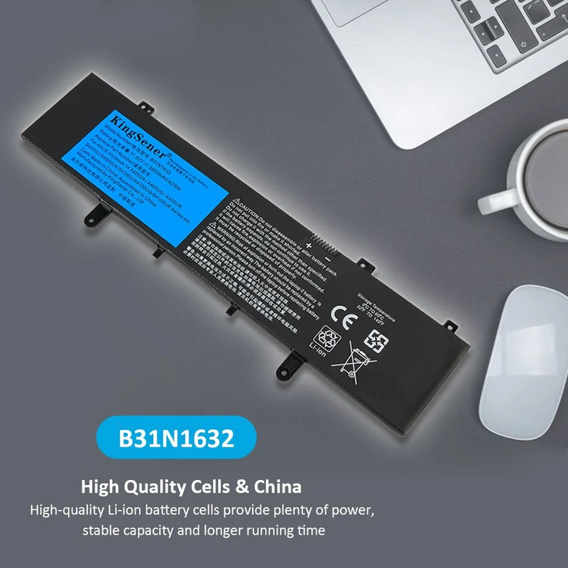 B31N1632 Battery for ASUS VivoBook 14 X405 X405UA X405UQ ZenBook S4100U — 11.52V 42Wh