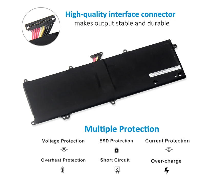 C21-X202 Battery for ASUS VivoBook S200 S200E X201 X201E X202 X202E — 7.4V 38Wh