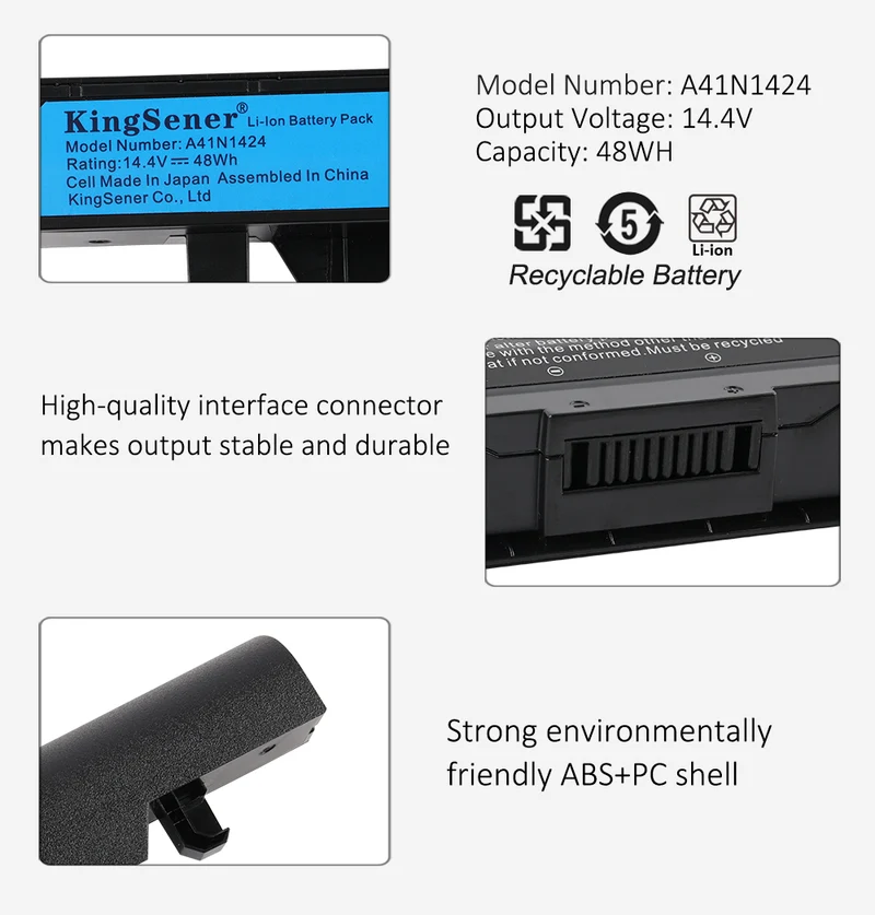 ASUS ROG GL552 GL552V GL552VW GL552J Battery A41N1424