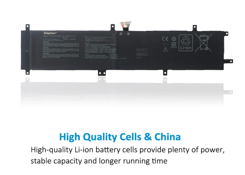 ASUS ProArt StudioBook Pro 17 Battery Replacement C31N1834 11.55V 57Wh