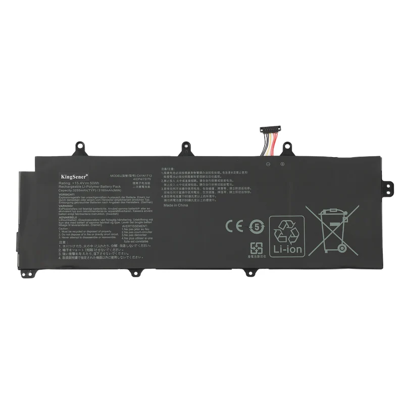 C41N1712 Battery for ASUS ROG Zephyrus GX501 — 15.2V 50Wh