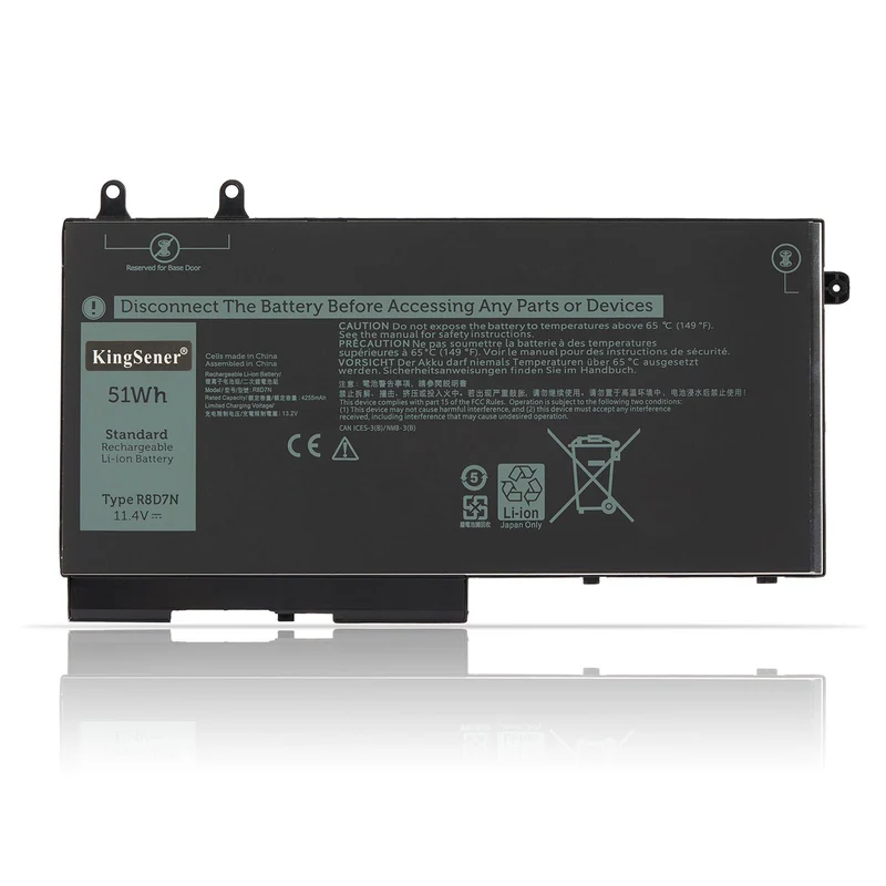 R8D7N Battery for Dell Latitude 5400 5500 — 11.4V 42Wh