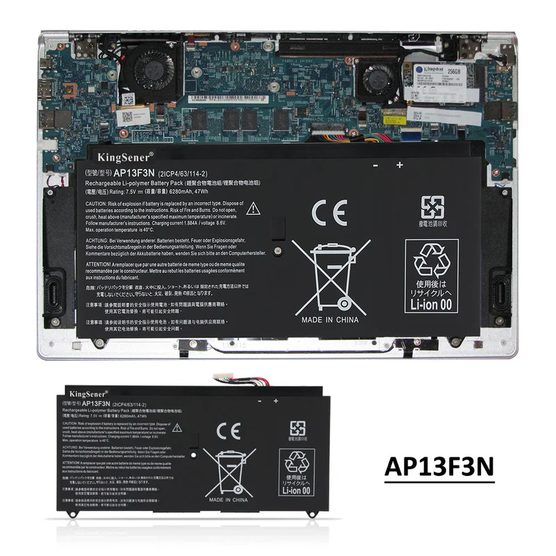 AP13F3N Battery for Acer Aspire S7-392 S7-391 | 7.5V 47Wh