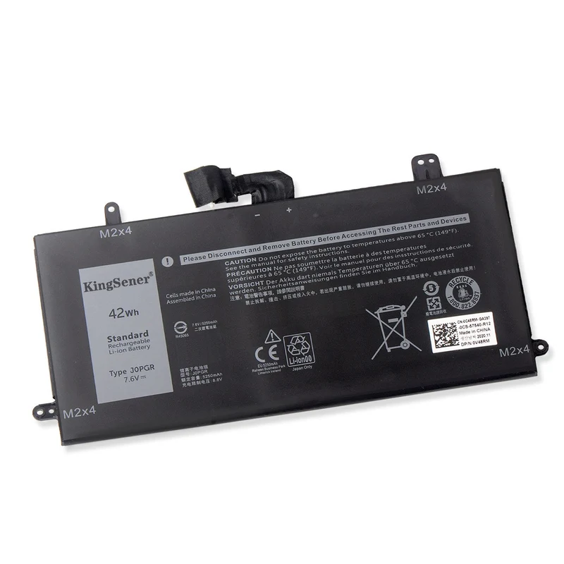 1WND8 J0PGR Battery for Dell Latitude 12 5285 5290 2-in-1 T17G — 7.6V 42Wh