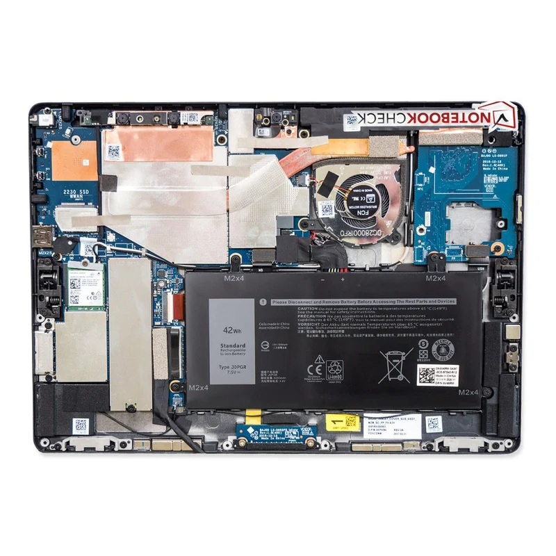 1WND8 J0PGR Battery for Dell Latitude 12 5285 5290 2-in-1 T17G — 7.6V 42Wh