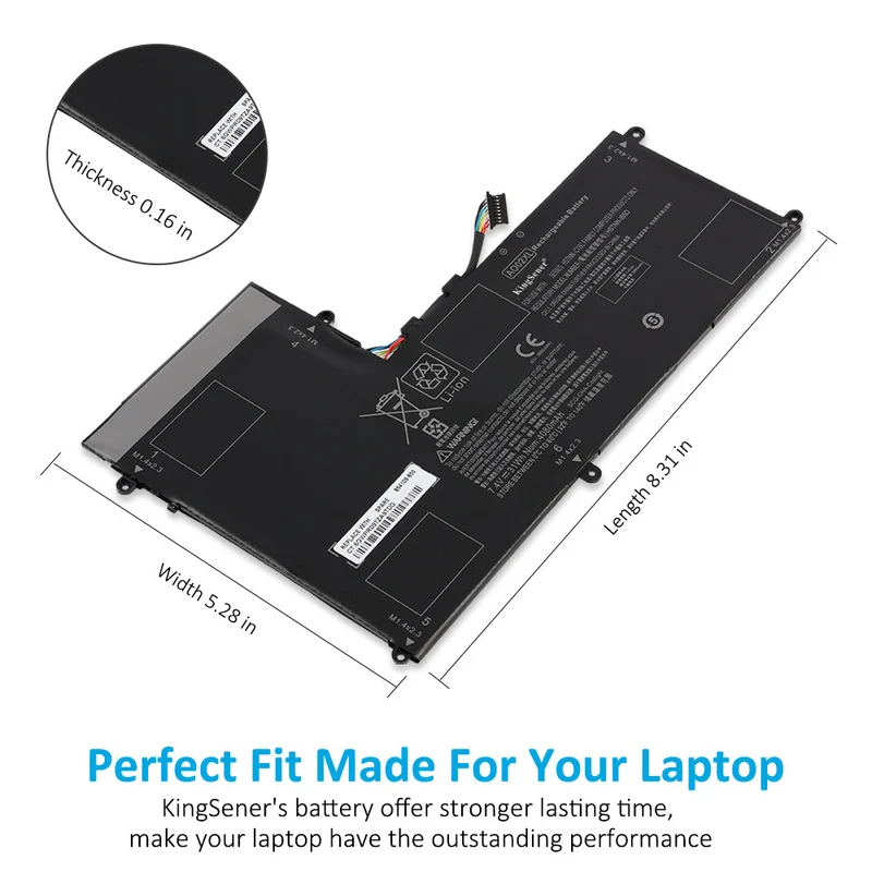 AO02XL Battery for HP ElitePad 1000 G2 Tablet Series — 7.4V 31Wh