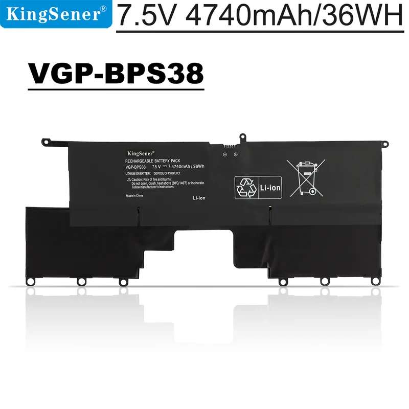VGP-BPS38 Battery for Sony VAIO Pro 11 Pro 13 SVP11 SVP13 — 7.5V 36Wh