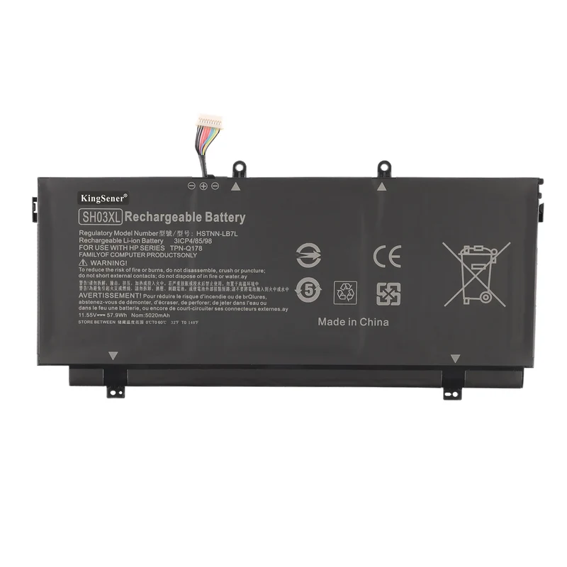 SH03XL CN03XL Battery for HP Spectre x360 13 & ENVY 13-AB - 57.9Wh 11.55V