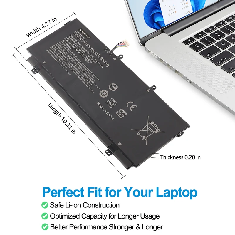 SH03XL CN03XL Battery for HP Spectre x360 13 & ENVY 13-AB - 57.9Wh 11.55V
