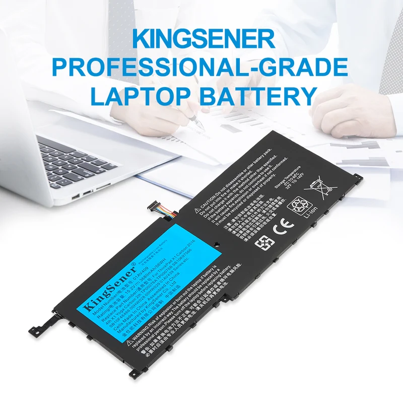 01AV409 01AV441 Battery for Lenovo ThinkPad X1 Carbon 6th Gen Yoga 2nd Gen — 15.2V 56Wh