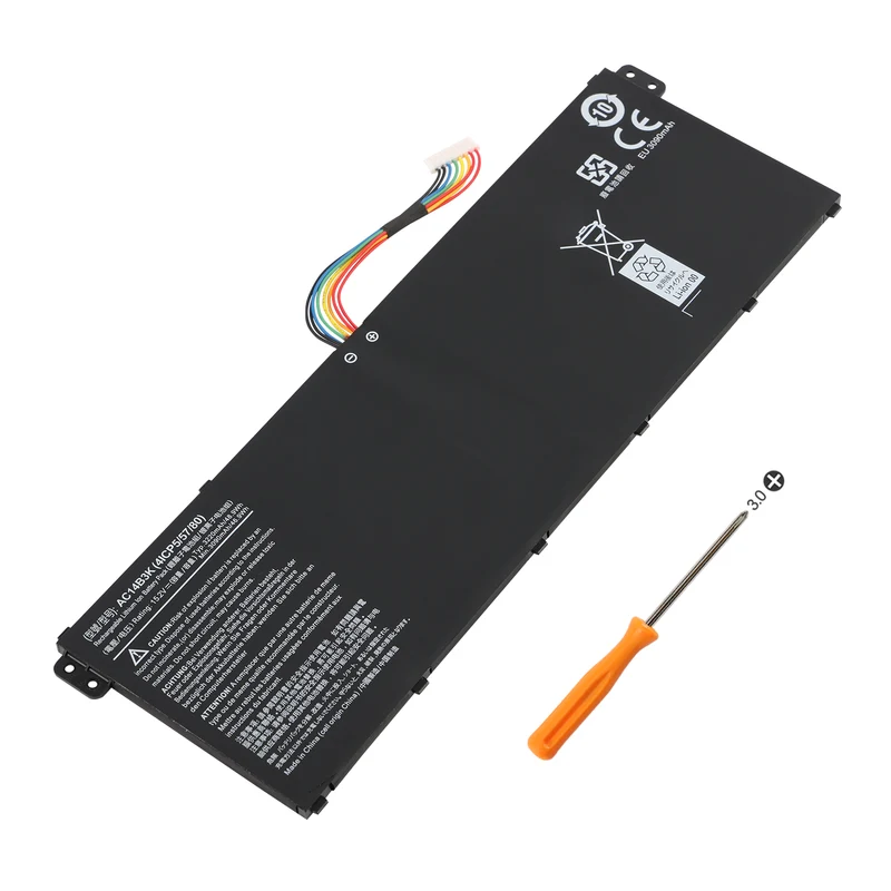 AC14B3K Battery for Acer Swift 3 SF314-51 Aspire ES1 E3 V3 V5 — 15.2V 48.9Wh