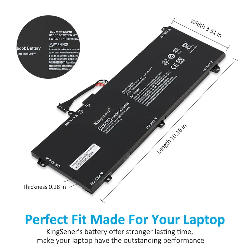 ZO04XL Battery for HP ZBook Studio G3 G4 Mobile Workstation — 15.2V 64Wh