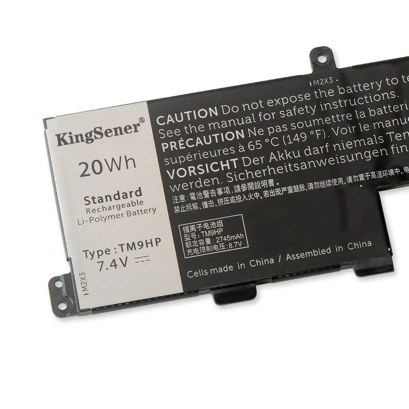 TM9HP Keyboard Dock Battery for Dell Latitude 13 7350 — 7.4V 20Wh