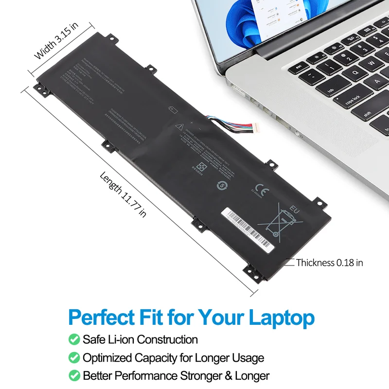 NC140BW1-2S1P Battery for Lenovo IdeaPad 100S-14IBR — 7.6V 31.92Wh