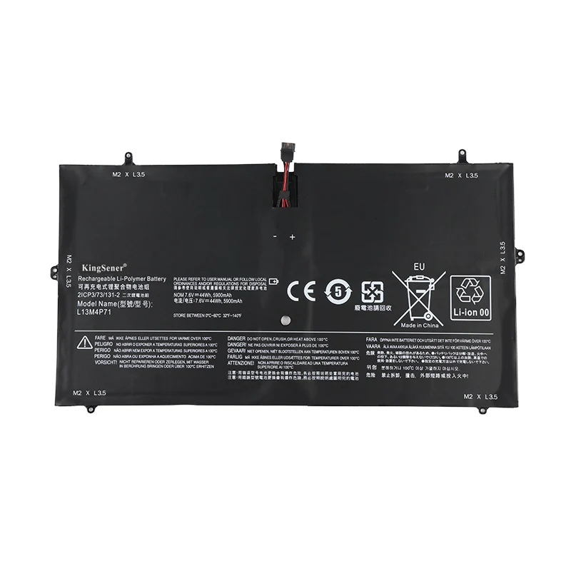 L13M4P71 Battery for Lenovo Yoga 3 Pro 1370 Series — 7.6V 44Wh