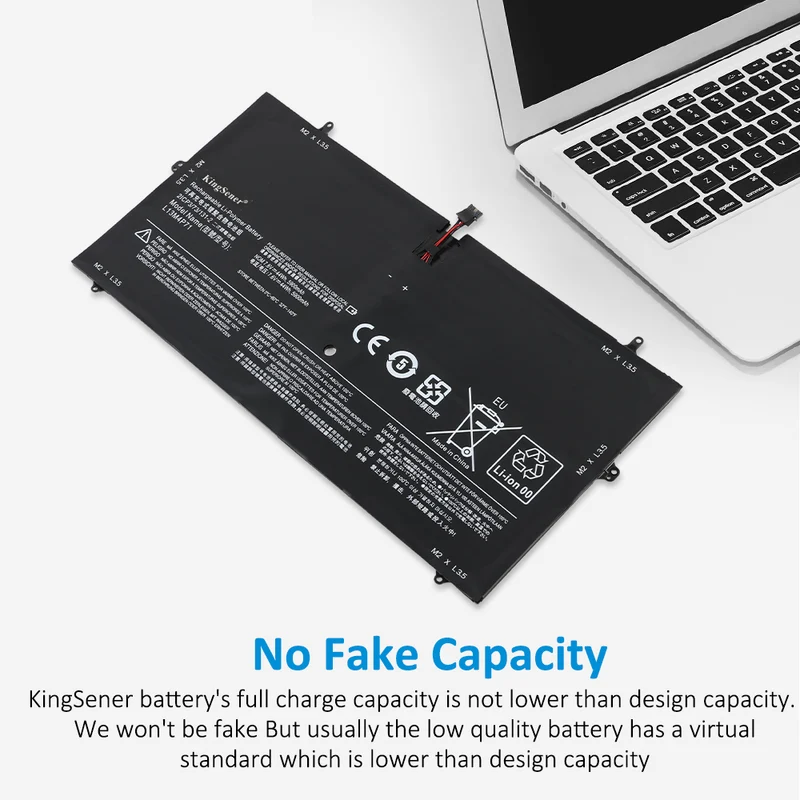 L13M4P71 Battery for Lenovo Yoga 3 Pro 1370 Series — 7.6V 44Wh
