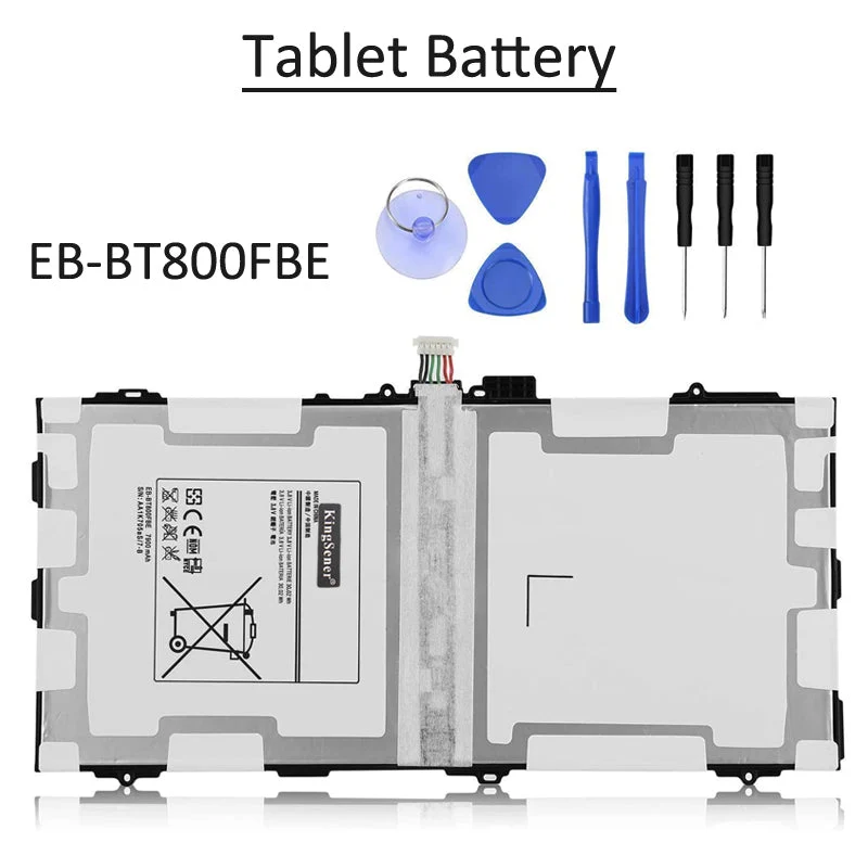 EB-BT800FBE Battery for Samsung Galaxy Tab S 10.5 SM-T800 SM-T805 — 3.8V 7900mAh