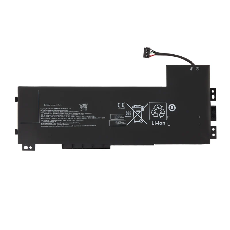 VV09XL 808452-001 Battery for HP ZBook 15 17 G3 G4 Mobile Workstation — 11.4V 90Wh