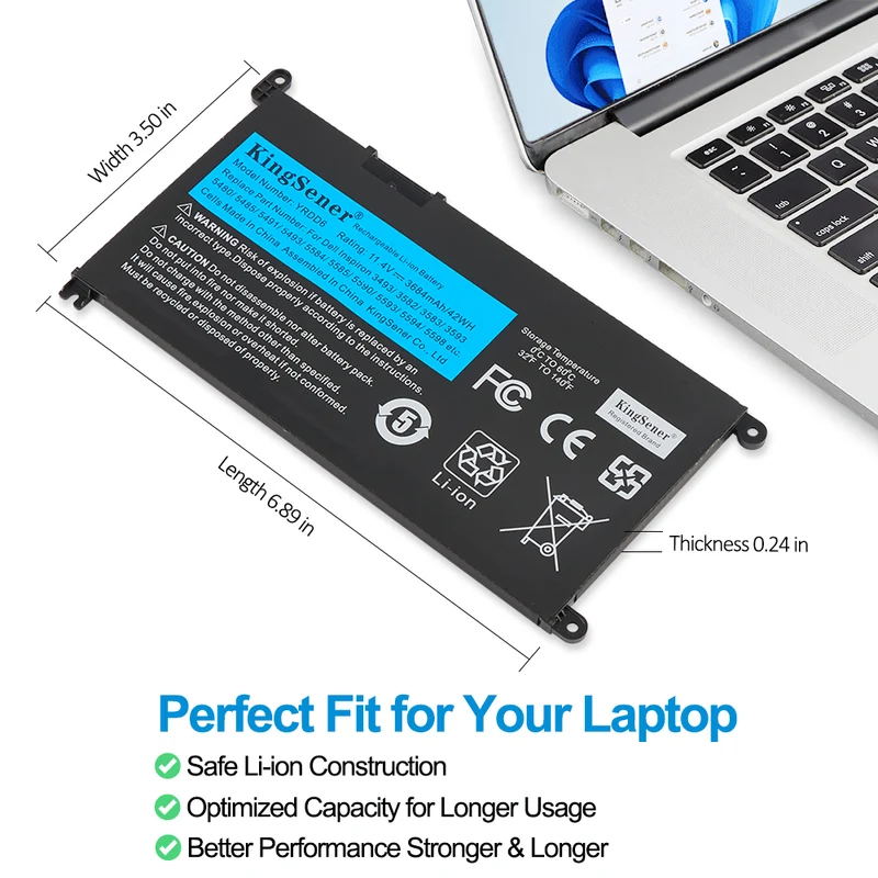 Dell Inspiron 15 3000 (YRDD6 42Wh)