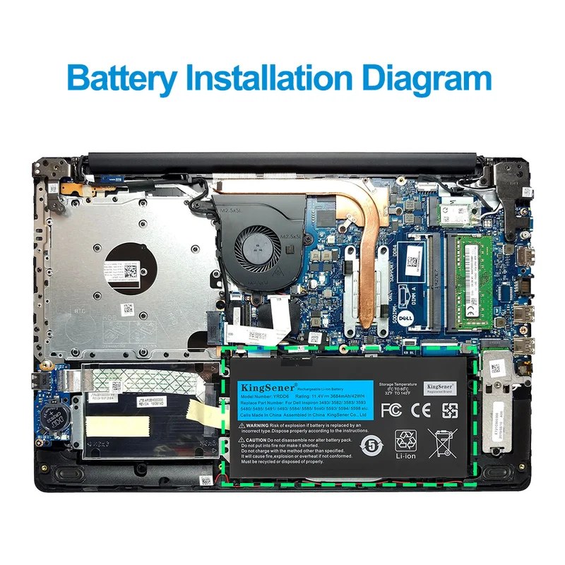 Dell Inspiron 15 3000 (YRDD6 42Wh)