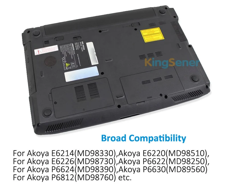 BTP-DFBM BTP-DEBM Battery for Medion Akoya P6622 MD98250 P6812 MD98760 — 14.4V 61.92Wh