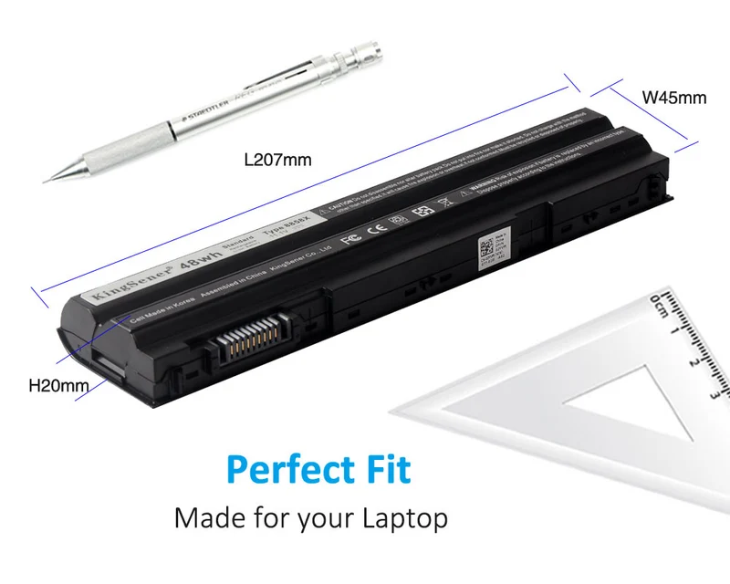 8858X T54FJ Battery for Dell Latitude E6420 E5420 E6520 — 11.1V 48Wh