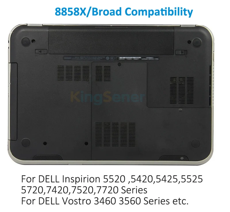 8858X T54FJ Battery for Dell Latitude E6420 E5420 E6520 — 11.1V 48Wh