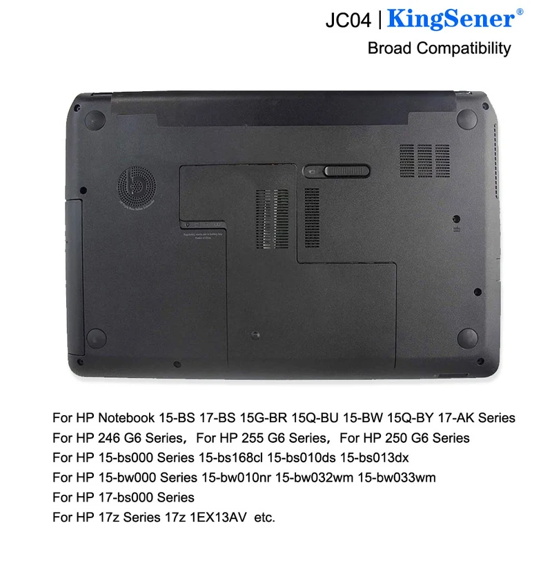 JC04 JC03 Battery for HP 15-BS 15-BW 17-BS Series — 14.8V 41Wh