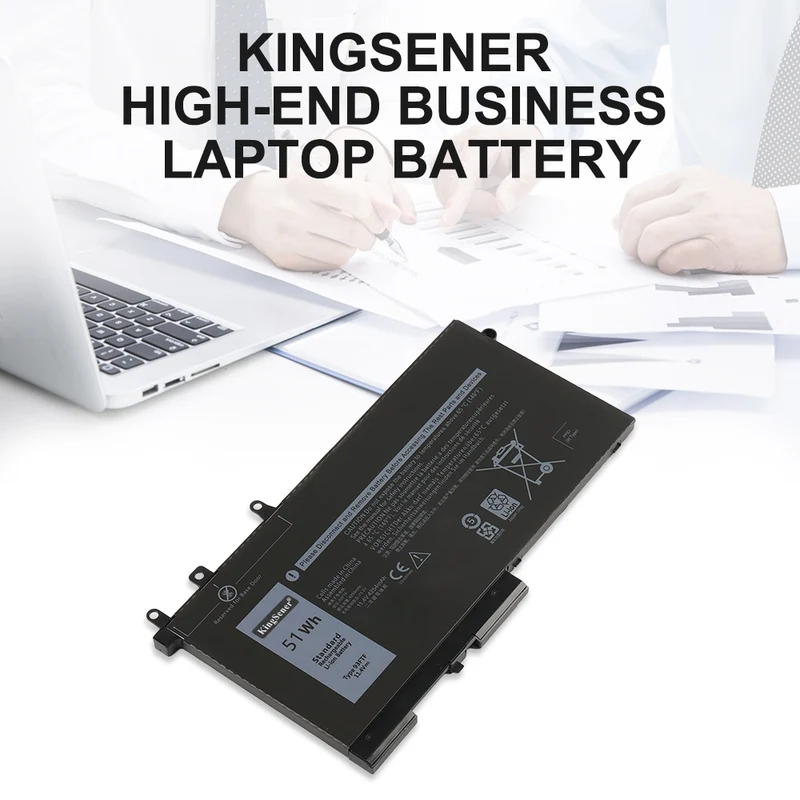 93FTF Battery for Dell Latitude 5480 5490 5580 5590 — 11.4V 51Wh
