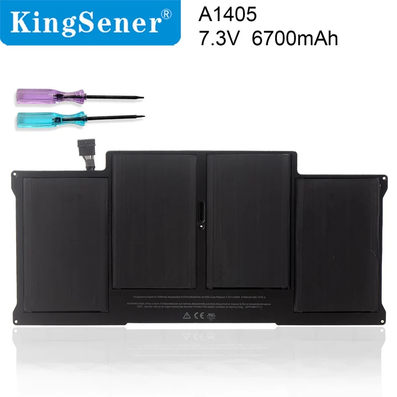 A1405 Battery for Apple MacBook Air 13 inch A1369 A1466 — 7.3V 50Wh