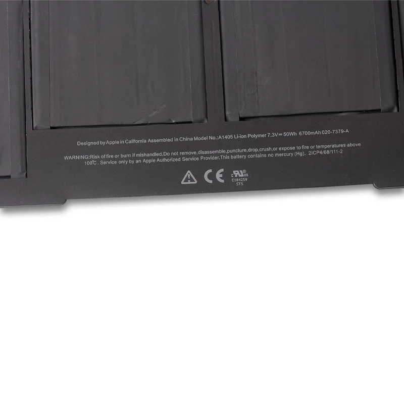 A1405 Battery for Apple MacBook Air 13 inch A1369 A1466 — 7.3V 50Wh