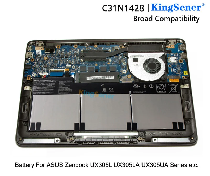 C31N1428 Battery for ASUS Zenbook UX305L UX305LA UX305UA — 11.31V 56Wh