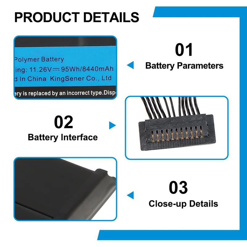 A1494 Battery for Apple MacBook Pro 15" Retina A1398 (Late 2013 Mid 2014) — 11.26V 95Wh