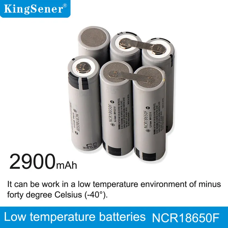 NCR18650F 18650 Li-ion Battery — 3.6V 2900mAh Panasonic Cell