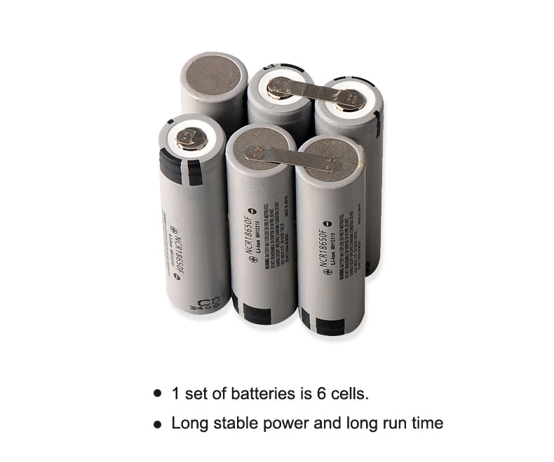 NCR18650F 18650 Li-ion Battery — 3.6V 2900mAh Panasonic Cell