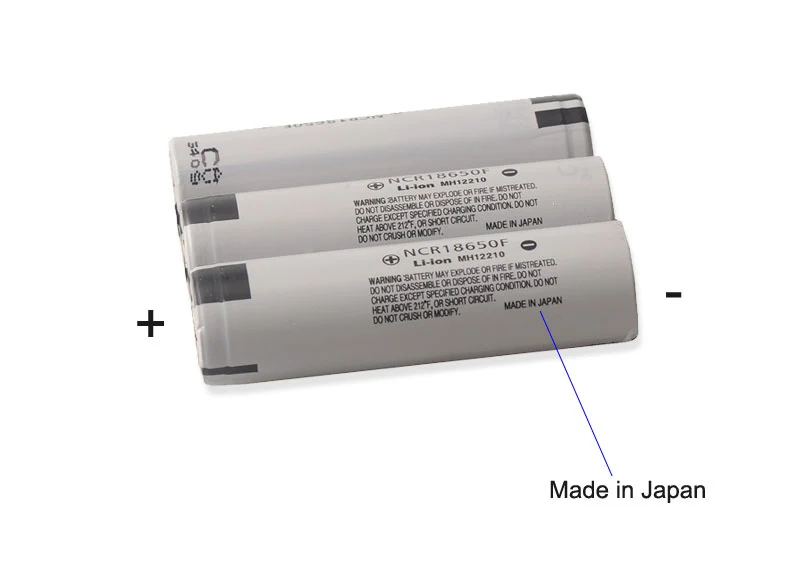 NCR18650F 18650 Li-ion Battery — 3.6V 2900mAh Panasonic Cell