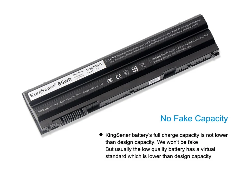 Dell Latitude E6420/E6430 N3X1D 65Wh Battery Replacement