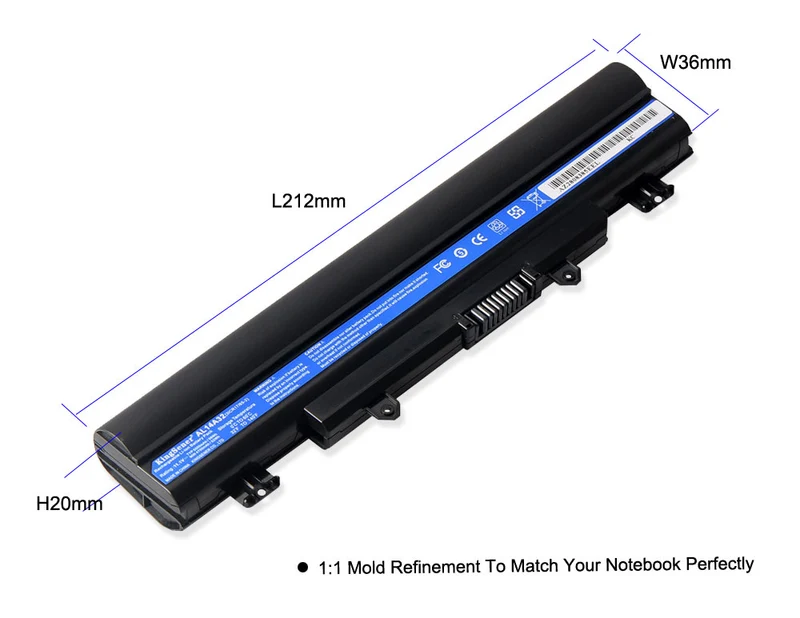 Acer Aspire E14/E15 AL14A32 56Wh Battery Replacement