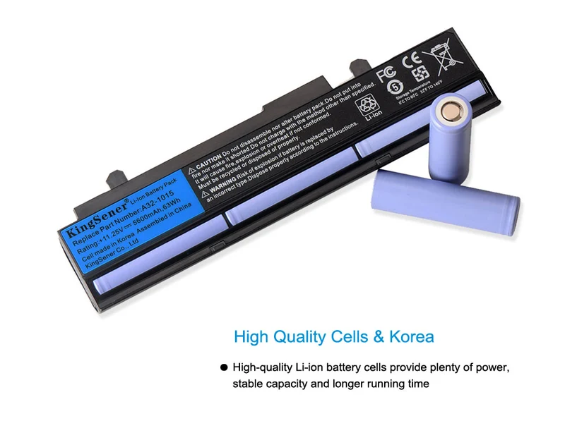 A32-1015 Laptop Battery for ASUS Eee PC 1015 1015P 1015PE 1015PW 1215N 1016 1016P 1215 A31-1015 11.25V 5600mAh | KingSener