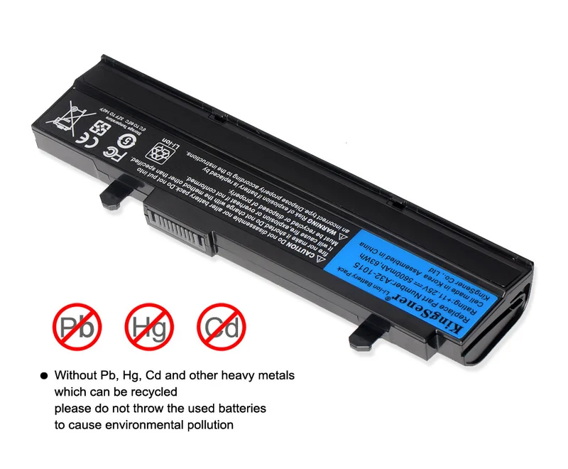 A32-1015 Laptop Battery for ASUS Eee PC 1015 1015P 1015PE 1015PW 1215N 1016 1016P 1215 A31-1015 11.25V 5600mAh | KingSener