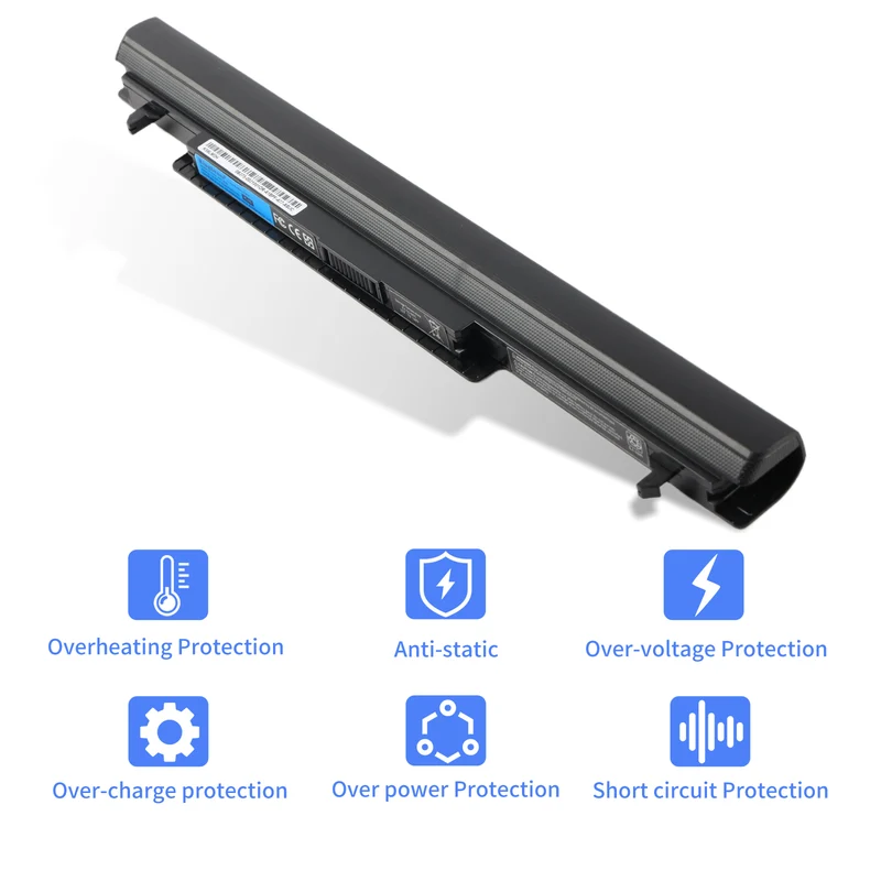 A41-K56 Battery for ASUS A46 K46 K56 S40 S46 S56 R405 R505 S405 S550 V550 U48 U58 44Wh 15V