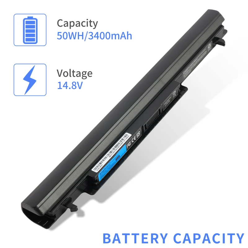 A41-K56 Battery for ASUS A46 K46 K56 S40 S46 S56 R405 R505 S405 S550 V550 U48 U58 44Wh 15V