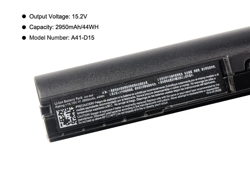 A41-D15 Battery for Medion Akoya E6416 E6422 — 15.12V 44Wh
