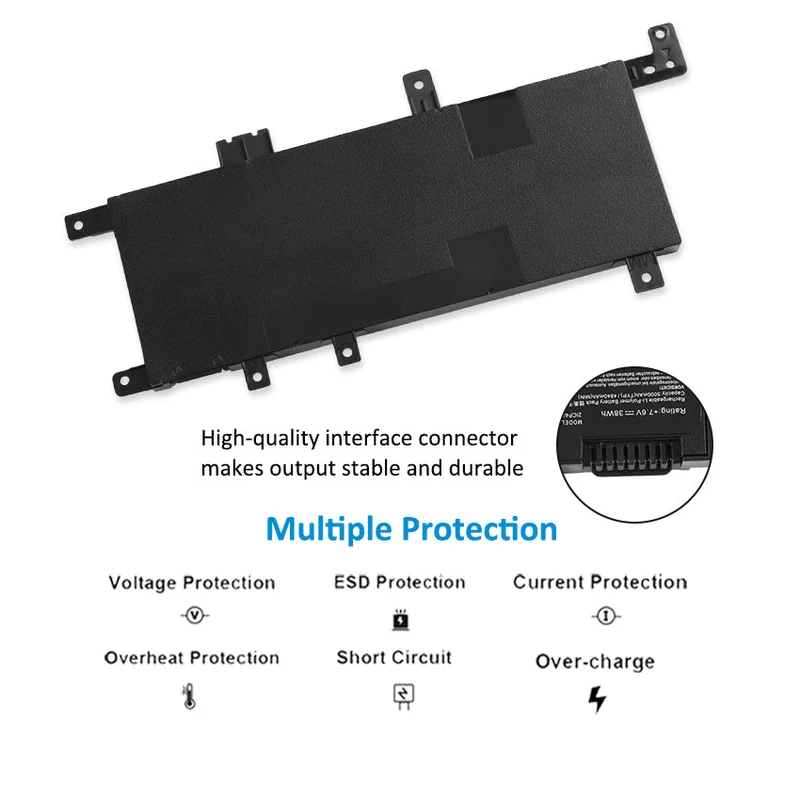 C21N1634 Laptop Battery For ASUS Vivobook R542UR R542UR-GQ378T FL5900L FL8000L A580U X580U X580B | KingSener