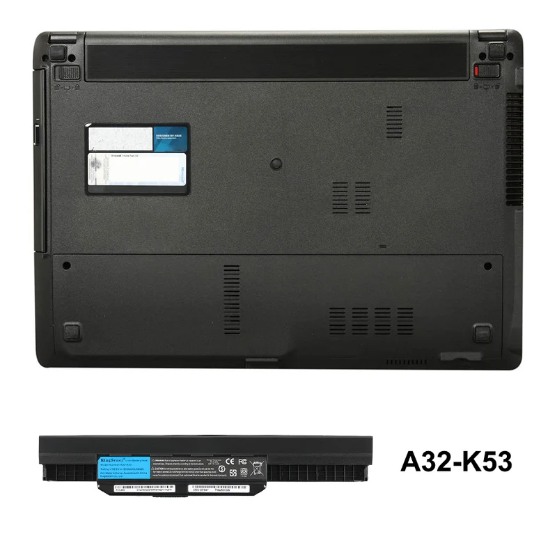 A32-K53 Battery for ASUS A43 A53 K43 K53 X43 X53 X54 Series 56Wh 10.8V