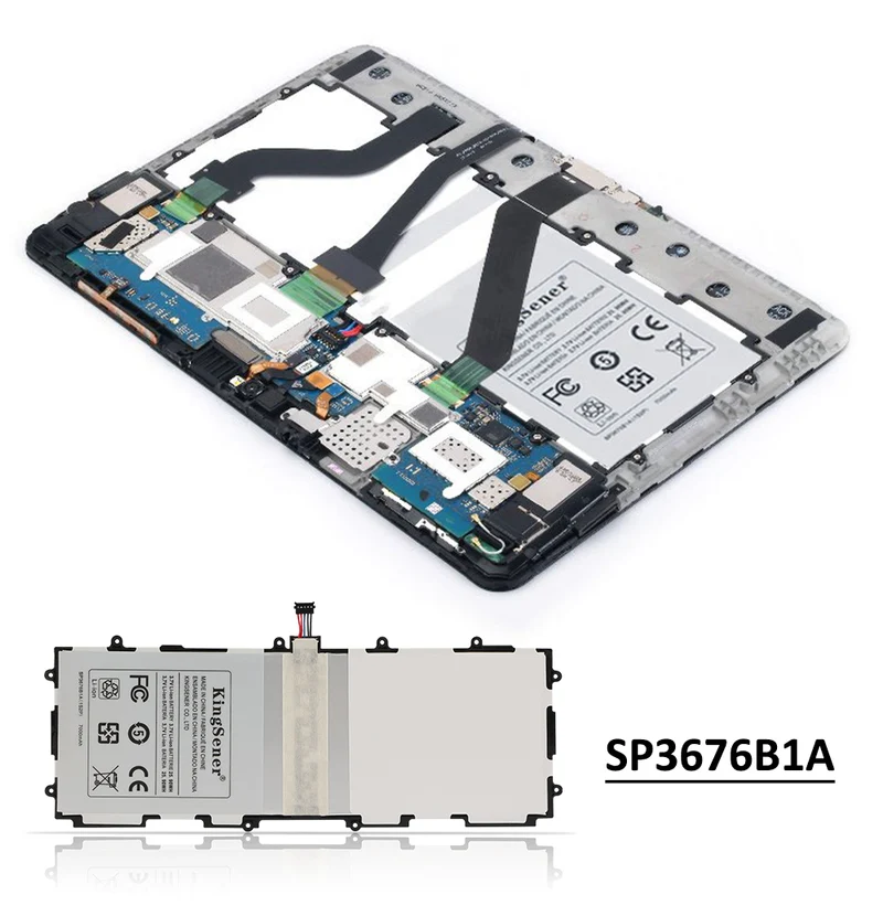 SP3676B1A(1S2P) Battery for Samsung Galaxy Tab 2 10.1 GT-N8000 GT-N8010 GT-N8013 GT-P5100 GT-P5110 P5113 P7510 P7500 P5100 | KingSener