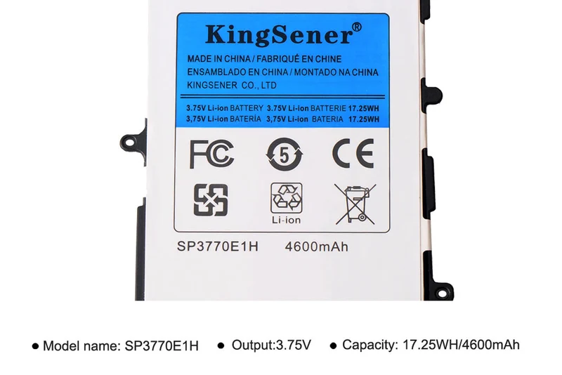 SP3770E1H N5100 N5120 Tablet Batteries For Samsung Galaxy Note 8.0 8 3G GT-N5100 GT-N5110 Tablet Tab Batteries | KingSener
